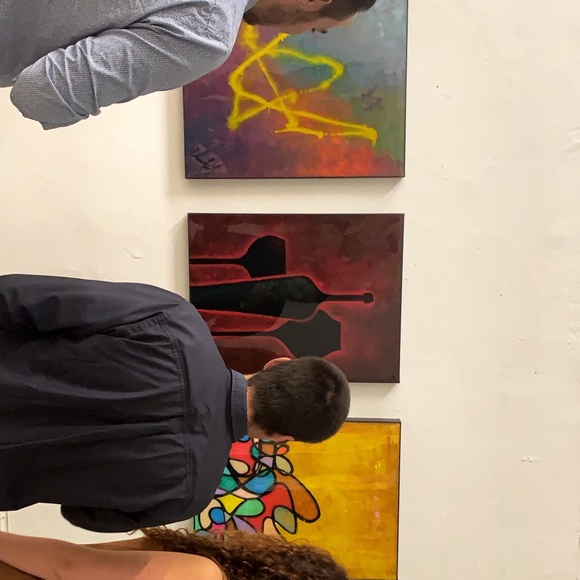 Wonderlust mixed media on canvas - Picture 5 of 6